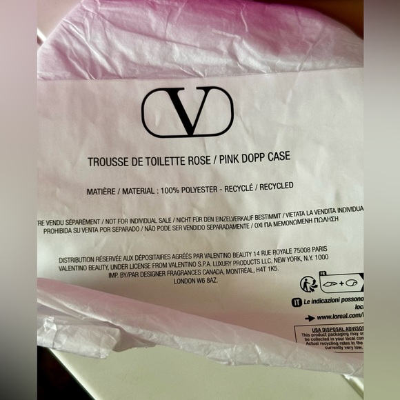 Pink Valentino Cosmetic Bag - Picture 5 of 9